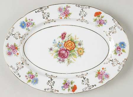 CHK1 10" Oval Serving Platter