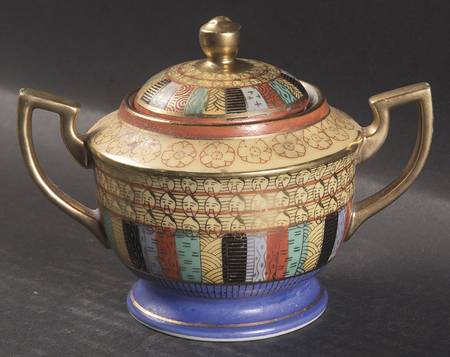 Thousand Faces Sugar Bowl & Lid