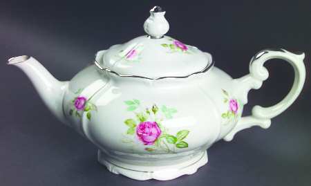 Rose Teapot & Lid