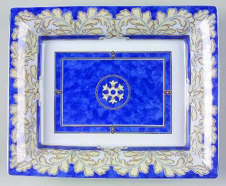 Aida Bleu Rectangular Dish