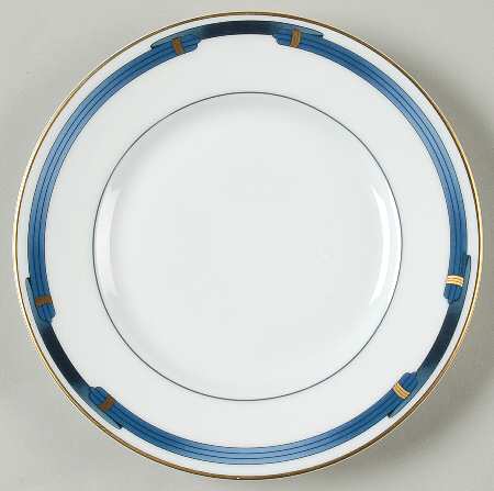 Iriana Bleu Bread & Butter Plate