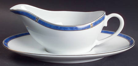Oceana Blue Gravy Boat & Underplate