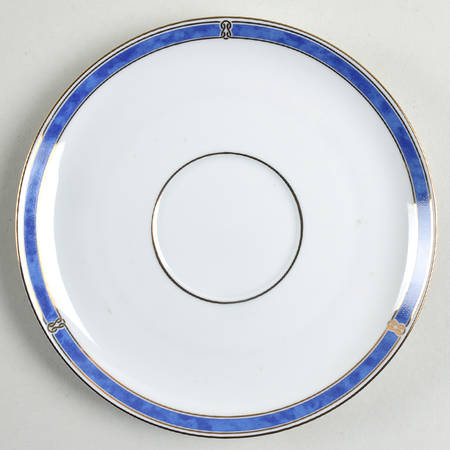 Oceana Blue Saucer for Flat Cup