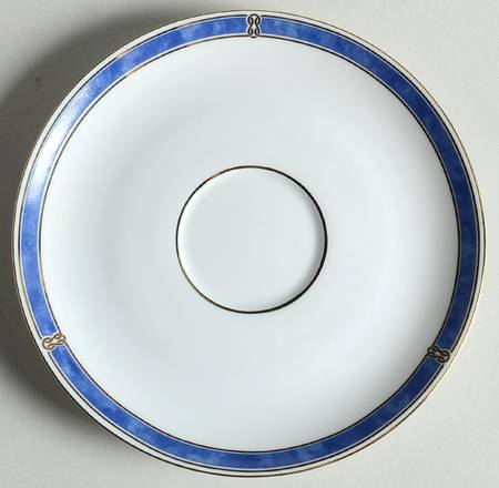 Oceana Blue Saucer for Flat Cup
