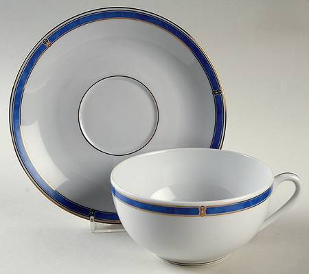 Oceana Blue Breakfast Cup & Saucer Set