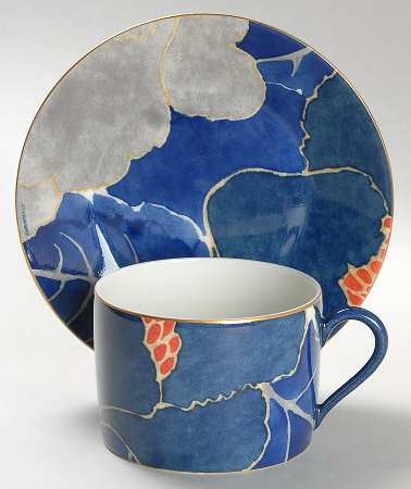 Orientalys Flat Cup & Saucer Set