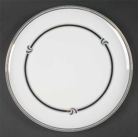 Rubanea Grey Cake Plate by Christofle