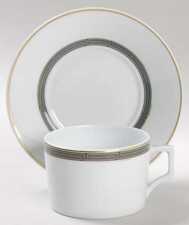 Tiriada Parme Flat Cup & Saucer Set