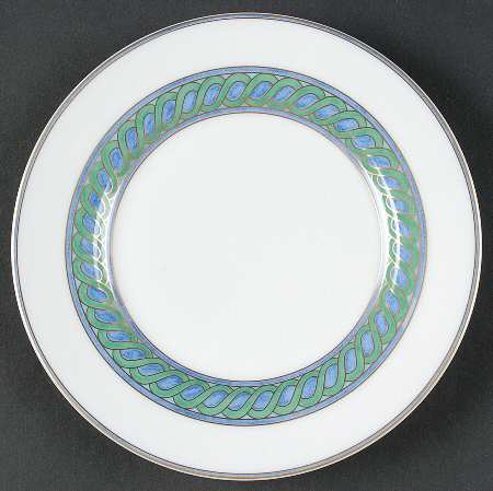 Torsade Bleu Bread & Butter Plate