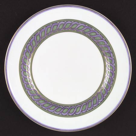 Torsade Bleu Dinner Plate by Christofle
