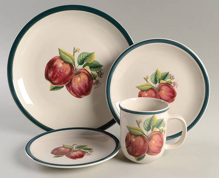 Apples (Casuals) 4 Piece Place Setting