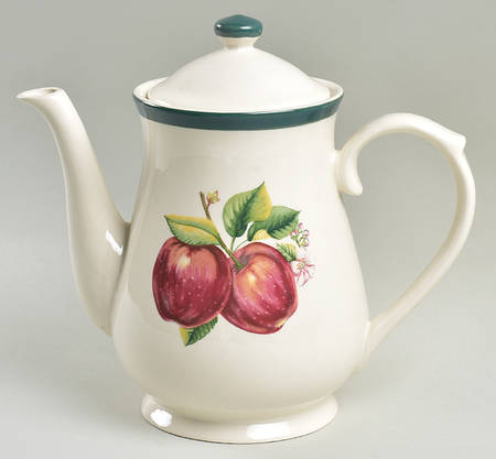 Apples (Casuals) Coffee Pot & Lid
