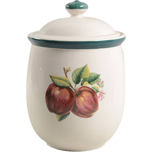 Apples (Casuals) Medium Canister & Lid by China Pearl