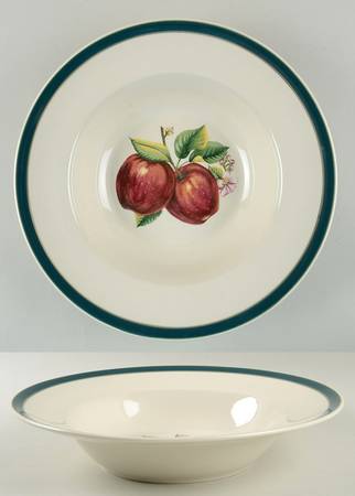 Apples (Casuals) 12" Round Vegetable Bowl