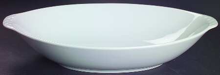 Solitaire 11" Oval Vegetable Bowl