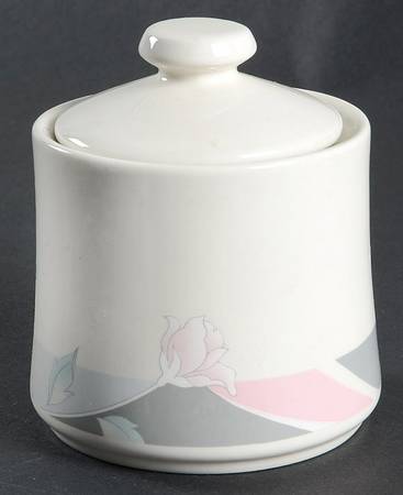 Sweet Rose Sugar Bowl & Lid
