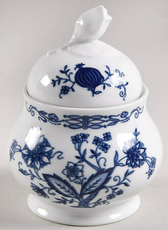 Dresden Classics Blue Sugar Bowl & Lid