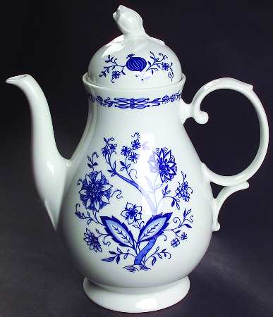 Dresden Classics Blue Coffee Pot & Lid