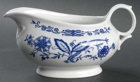 Dresden Classics Blue Gravy Boat