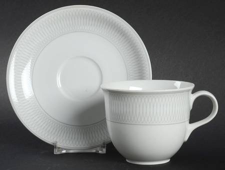 Athena Flat Cup & Saucer Set