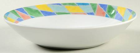 Color Collage Coupe Soup Bowl