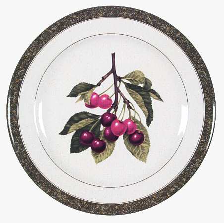 Fruit Delight Cherry Salad Plate