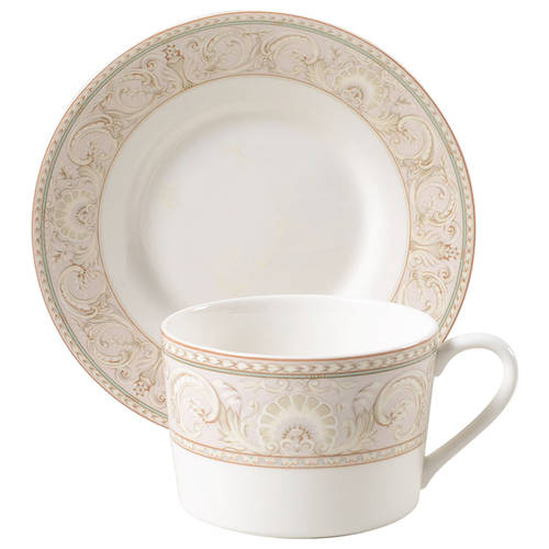 Newport Flat Cup & Saucer Set