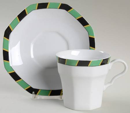 Regiment Flat Cup & Saucer Set