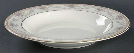Spring Crest Large Rim Soup Bowl