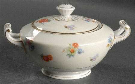 Dresdenflowers Sugar Bowl & Lid by Chateau