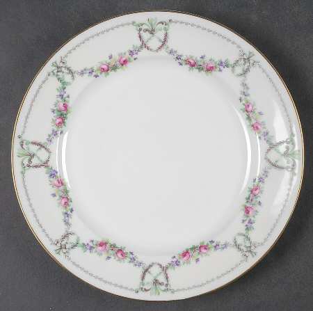 Rose Garland Salad Plate by Chateau