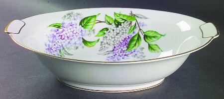 Lilac 10" Oval Vegetable Bowl by Citadel