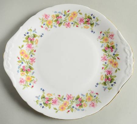 Hedgerow Handled Cake Plate by Colclough
