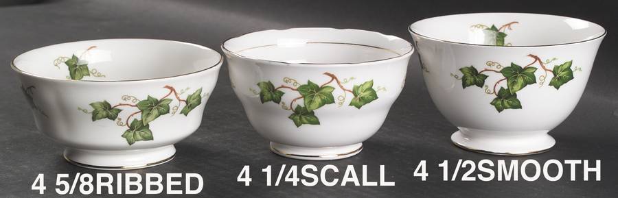 Ivy Leaf Open Sugar Bowl