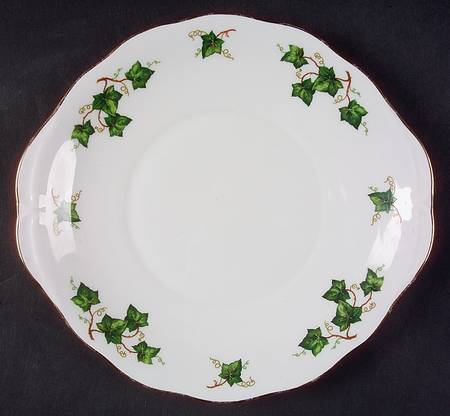 Ivy Leaf Handled Cake Plate