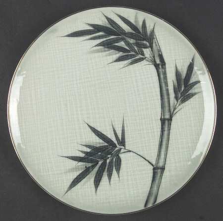Bamboo (Gold Trim) Dinner Plate
