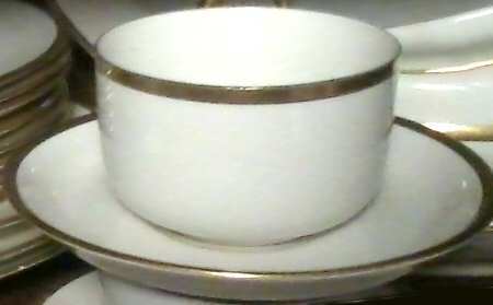 Hathaway Flat Cup & Saucer Set by Cleveland (USA)