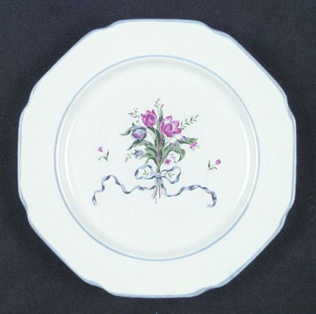 Ribbon & Bouquet Salad Plate