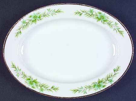 Garlands of Glory 12" Oval Serving Platter