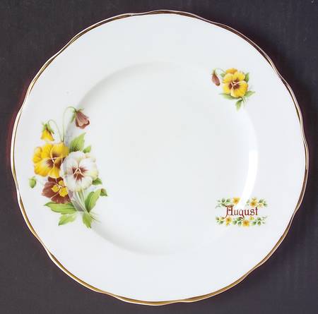 Flower of The Month Salad Plate