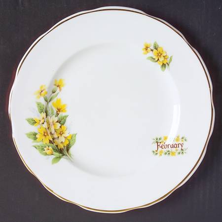 Flower of The Month Salad Plate