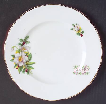 Flower of The Month Salad Plate