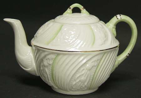 Celtic Green Teapot & Lid
