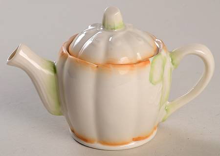 Limited Edition Giftware Pumpkin Mini Teapot & Lid