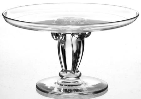 Foliated Base (James Mcnaughton) Round Compote (Height X Width)