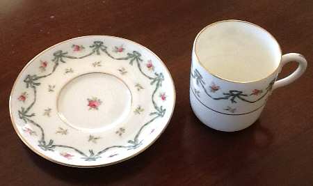 6337 Flat Demitasse Cup & Saucer Set