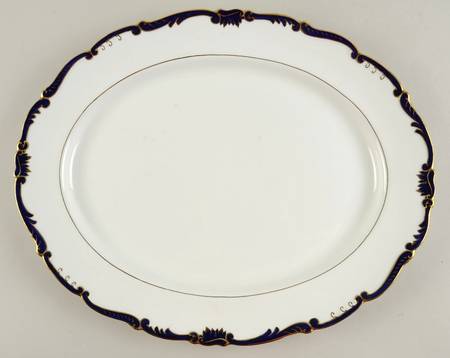 Admiral Cobalt Blue 17" Oval Serving Platter