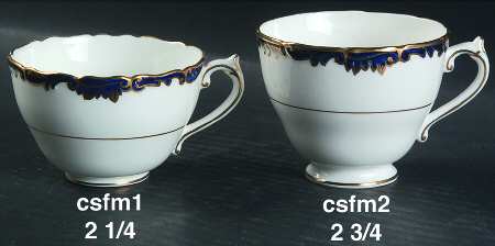 Admiral Cobalt Blue Footed Cup