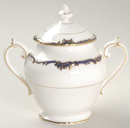 Admiral Cobalt Blue Sugar Bowl & Lid