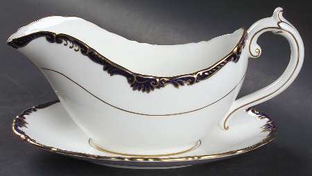 Admiral Cobalt Blue Gravy Boat & Underplate